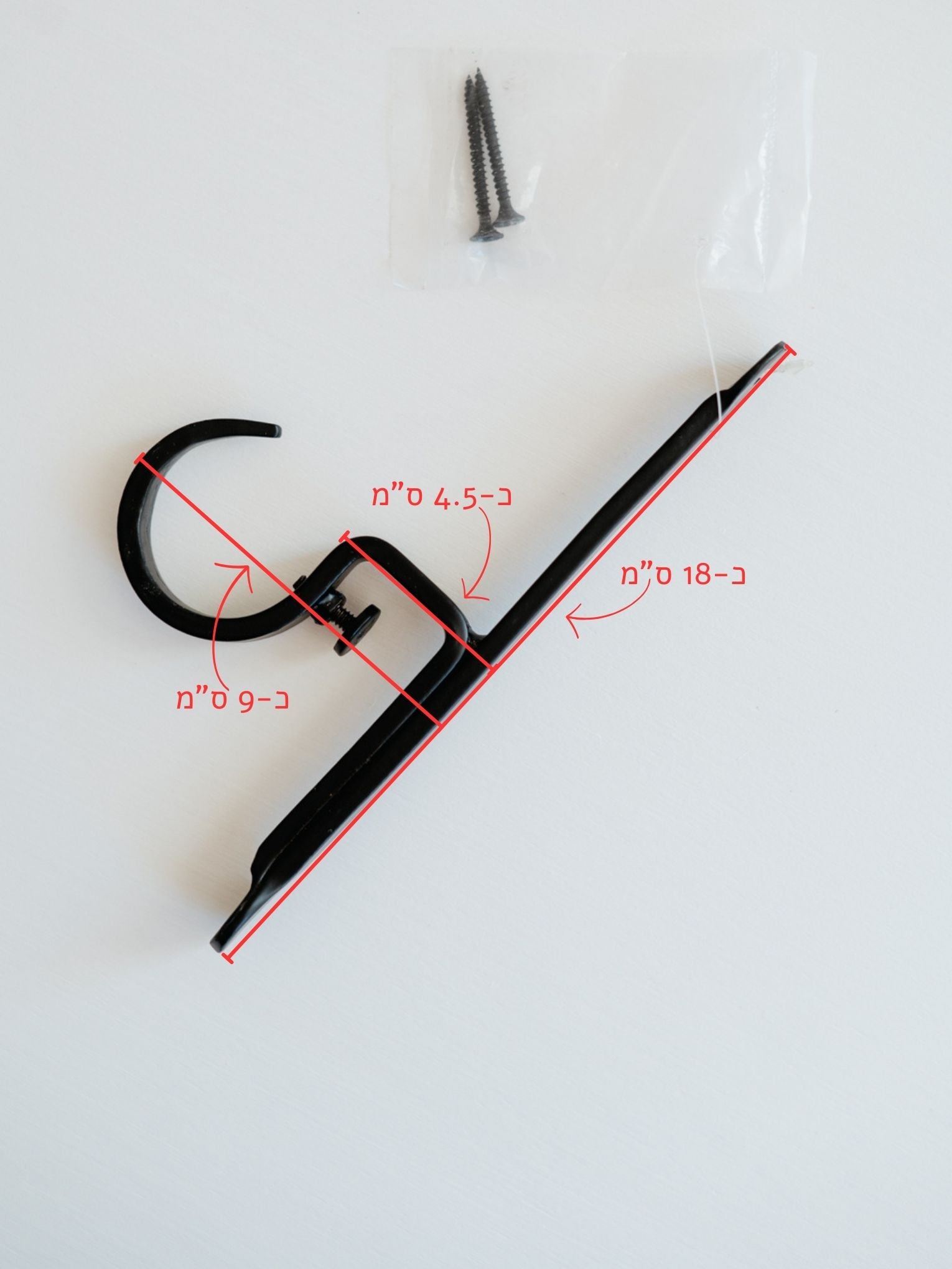 מתלה למוט וילון "אינדי"