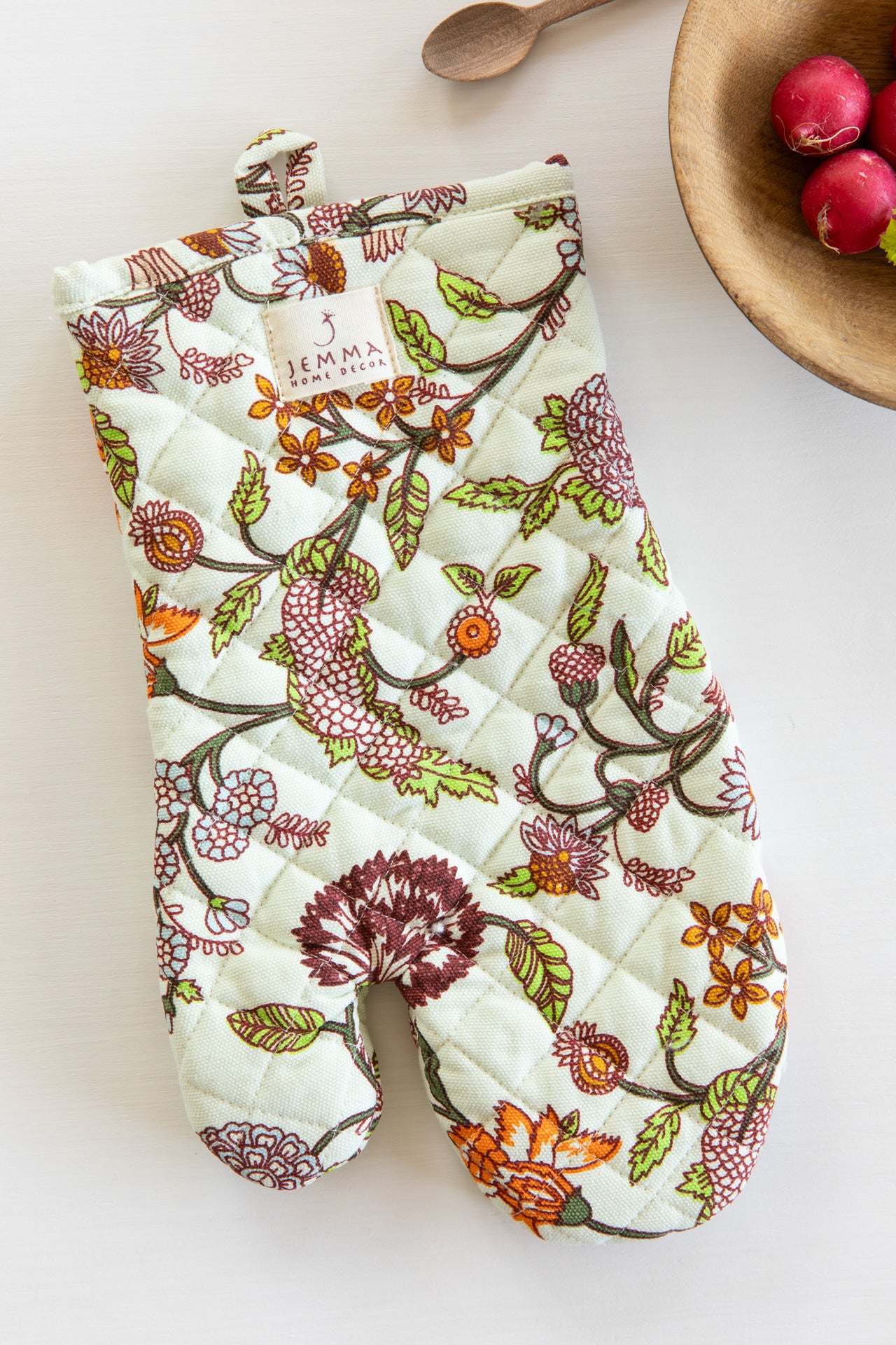 כפפת מטבח "קמילה" תכלת