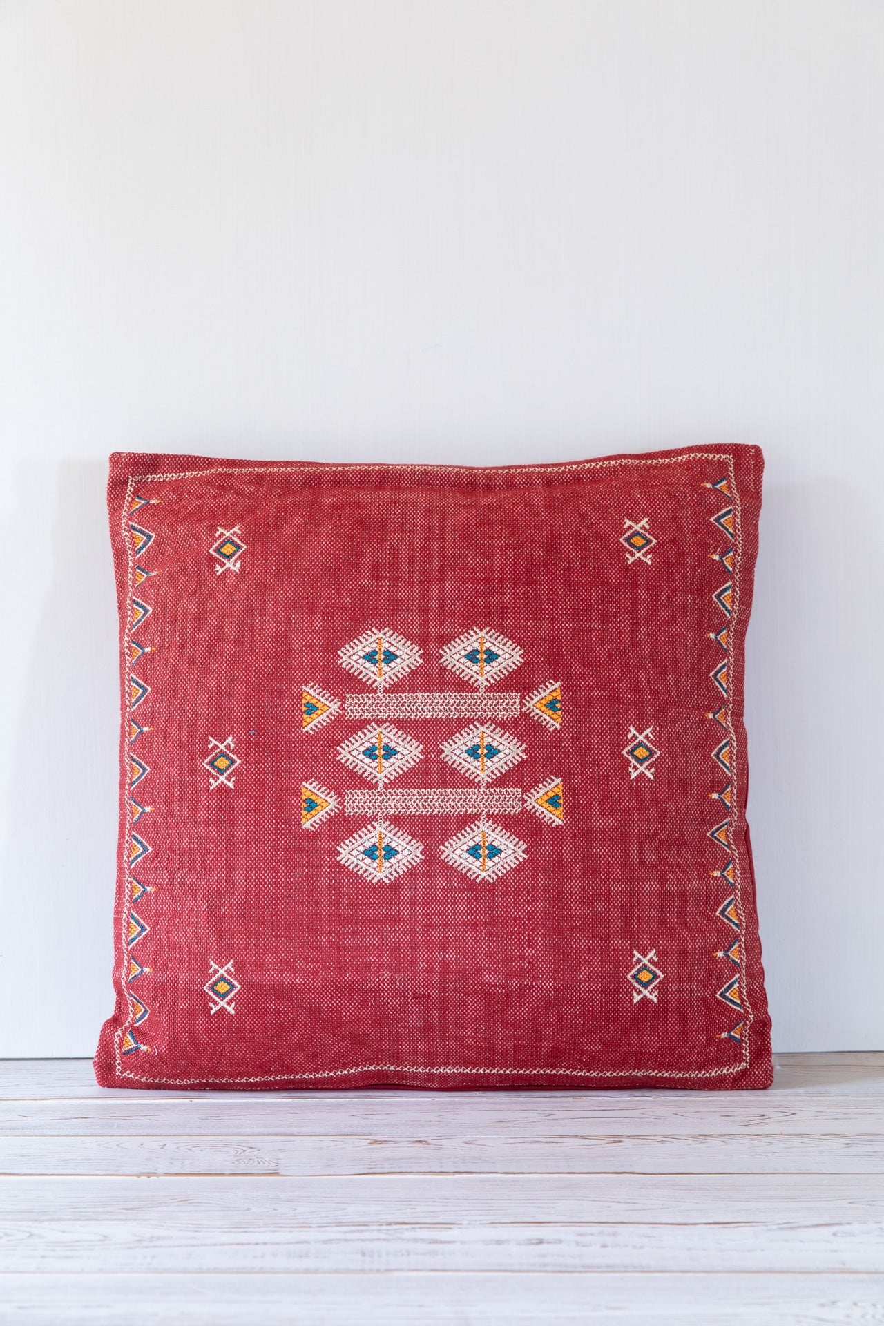 Ruby Embroidered Pillow 50X50