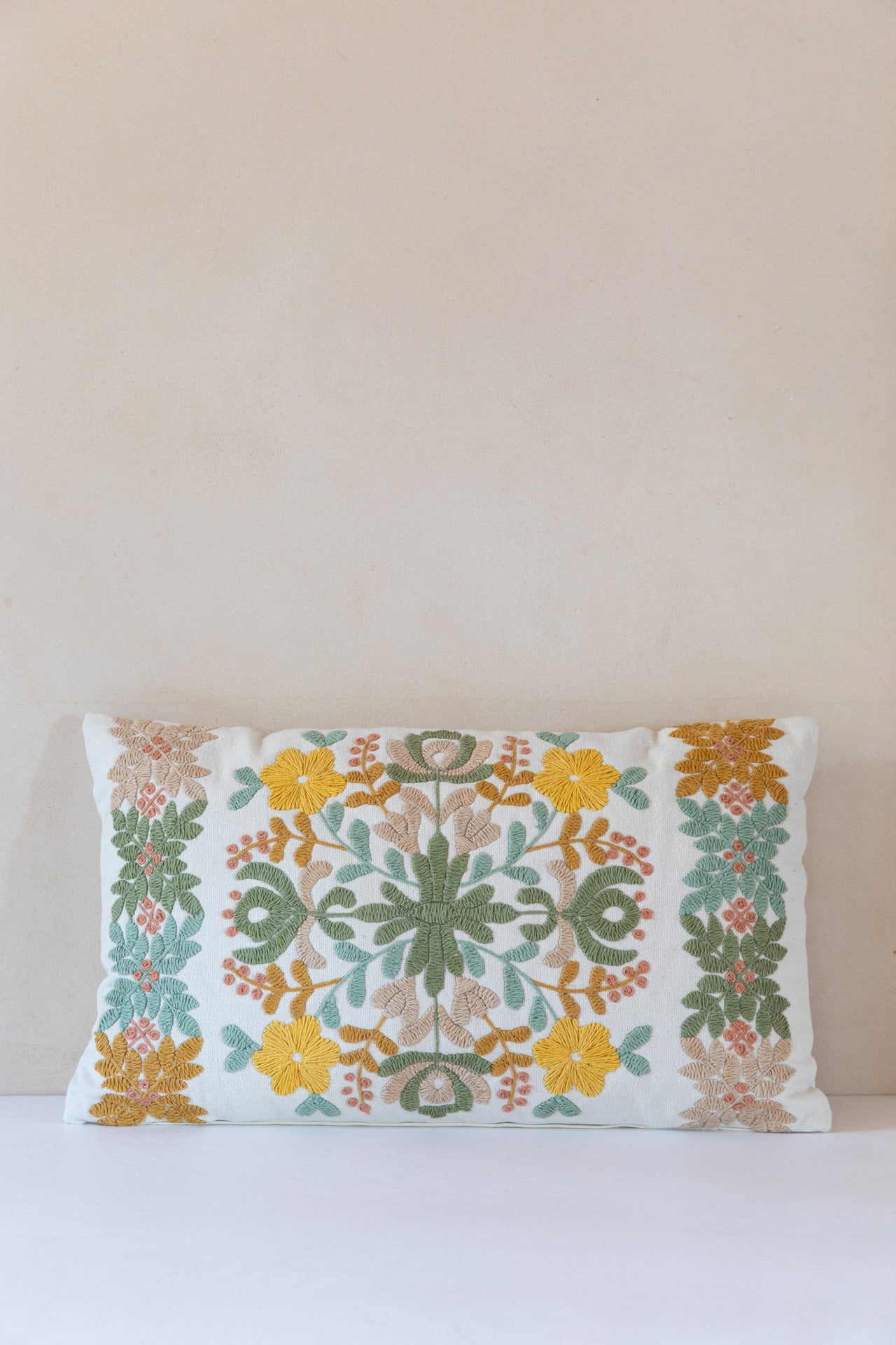 Maya Embroidered Pillow 35X60