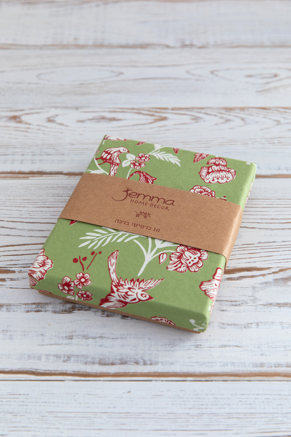 מארז 10 כרטיסי ברכה ציפור