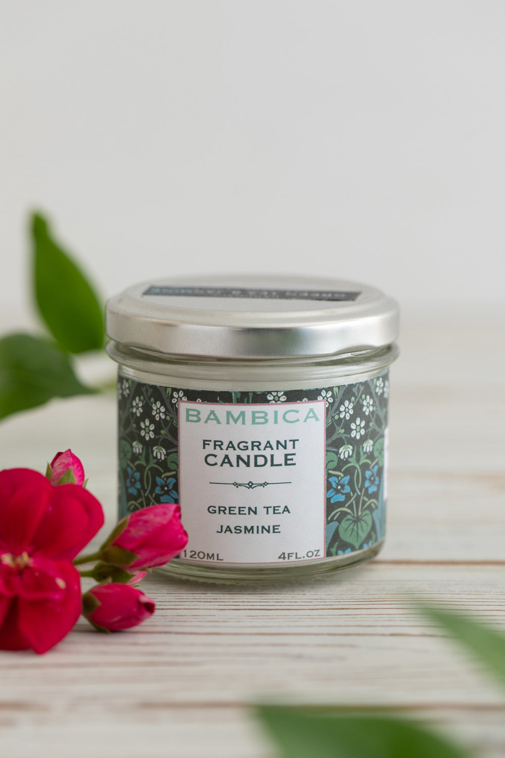 Green tea Jasmine נר טבעי