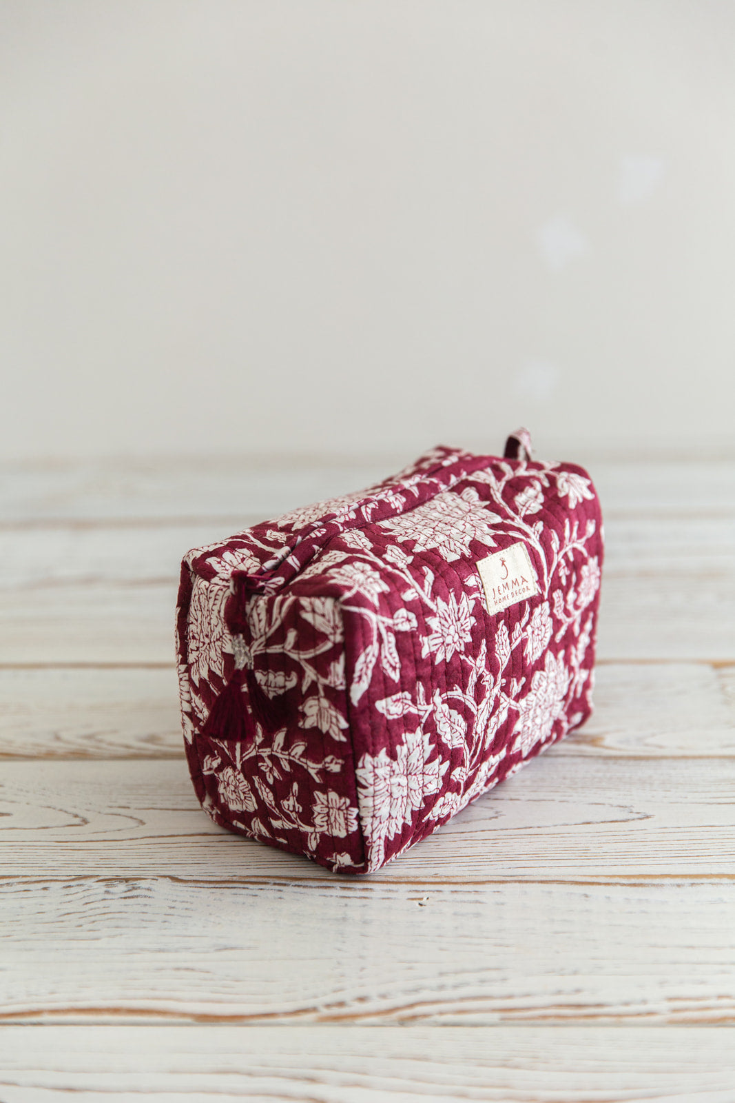 תיק איפור "נופר" בורדו