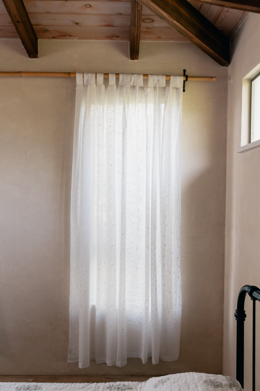 וילון מודפס "לילי"