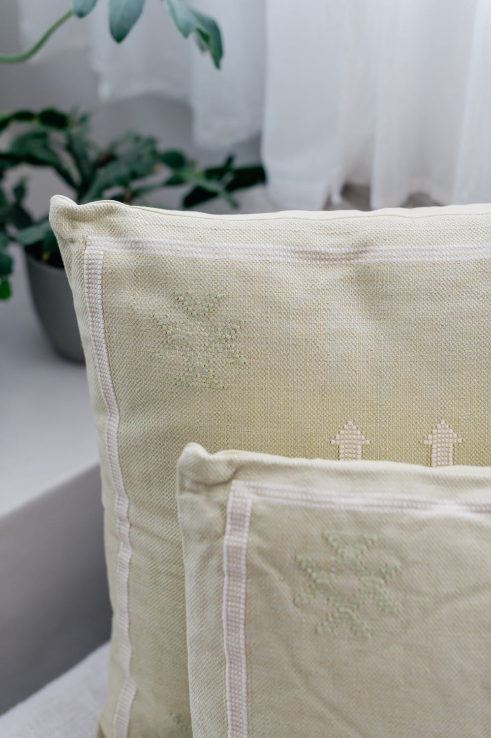 כרית רקומה פיסטוק 50X50