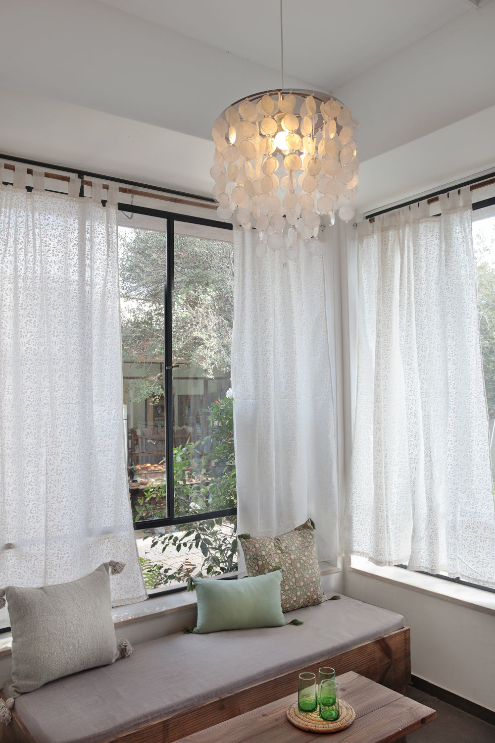 וילון מודפס "מהראג'ה"