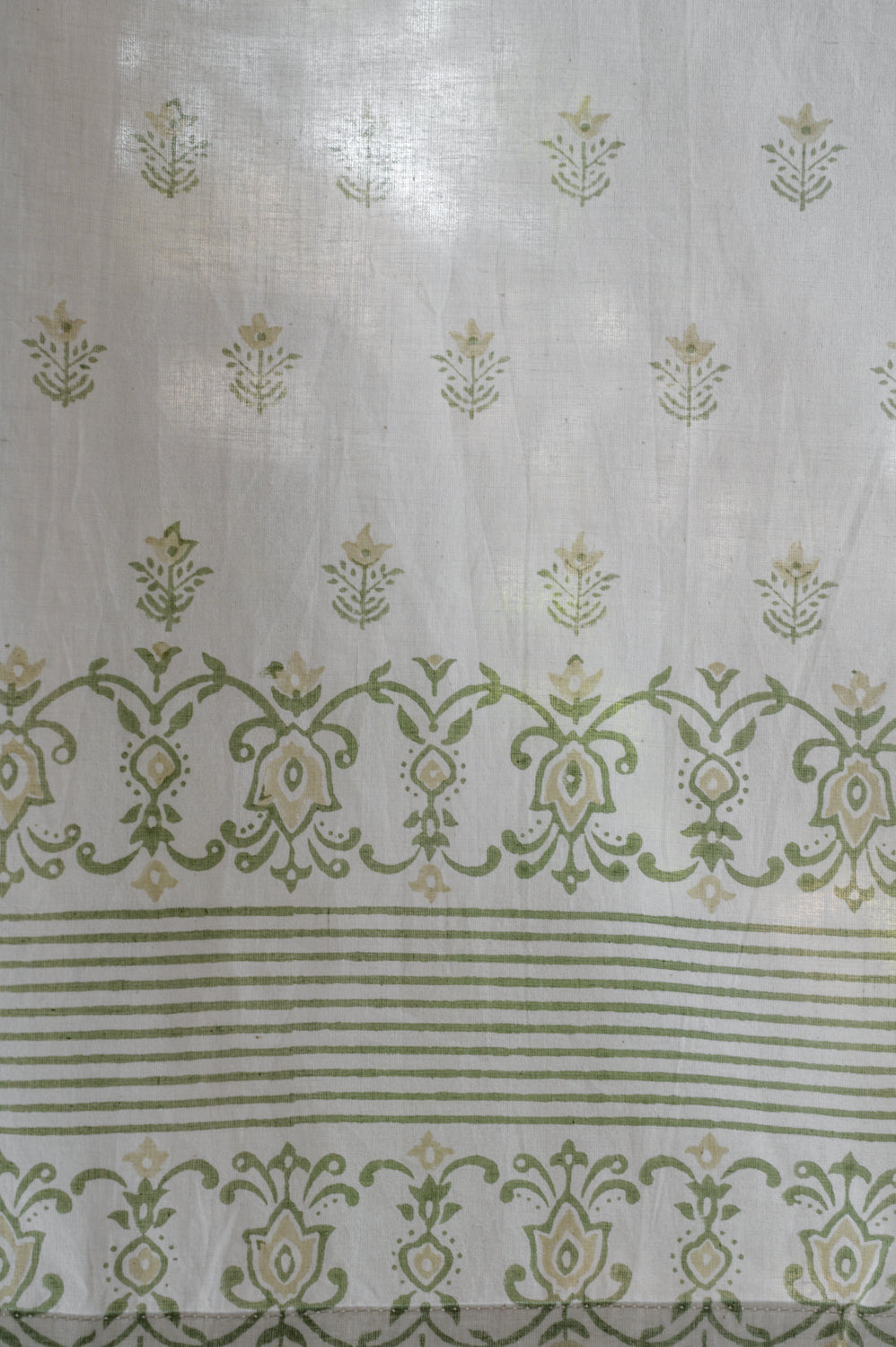 וילון מודפס "טולוז ירוק"