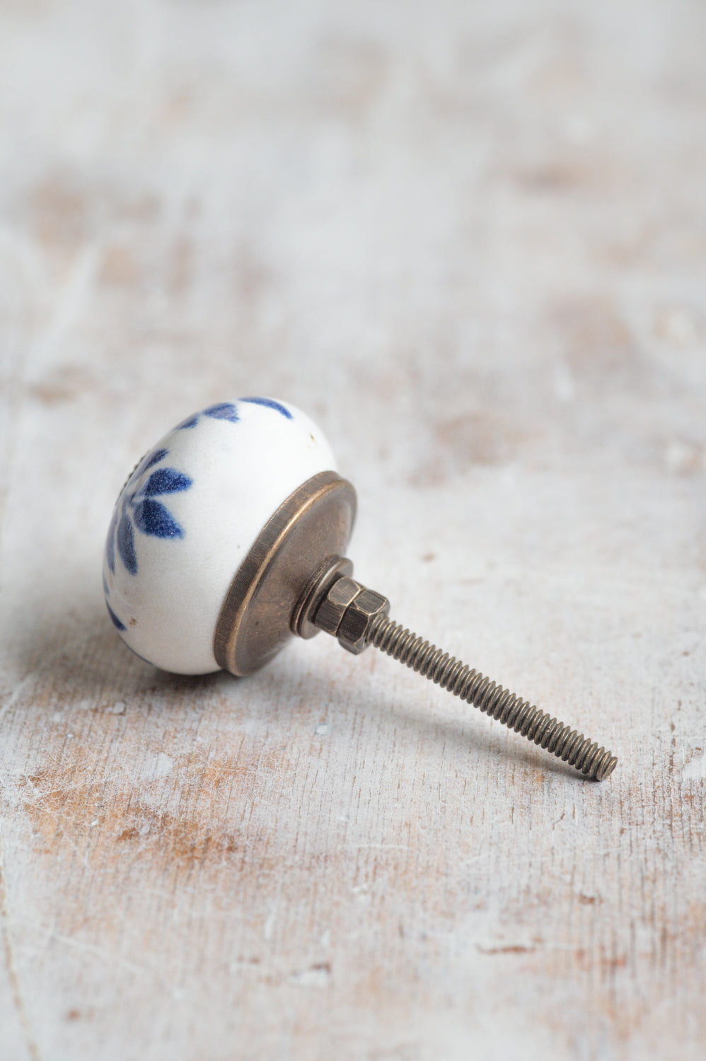 ידית קרמיקה עלה כחול