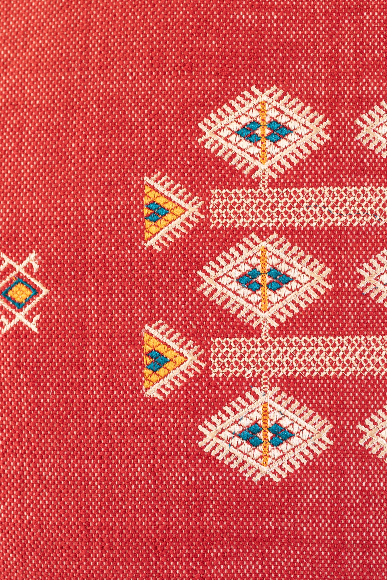 Ruby Embroidered Pillow 50X50