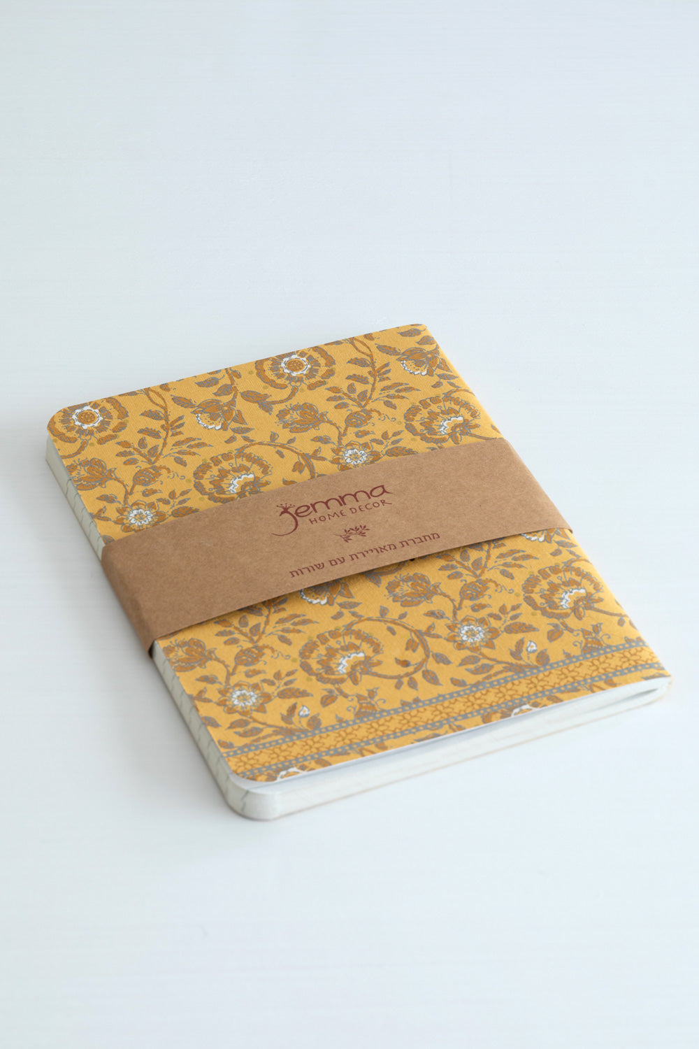 Golden illustrated notebook