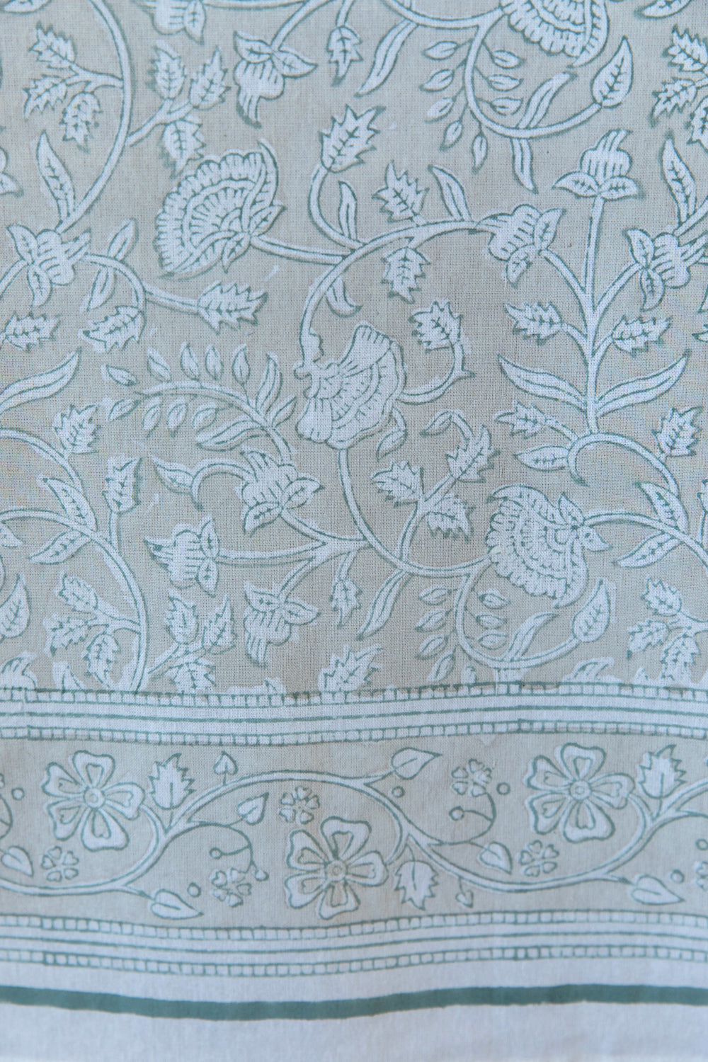 Gray "Almond" tablecloth