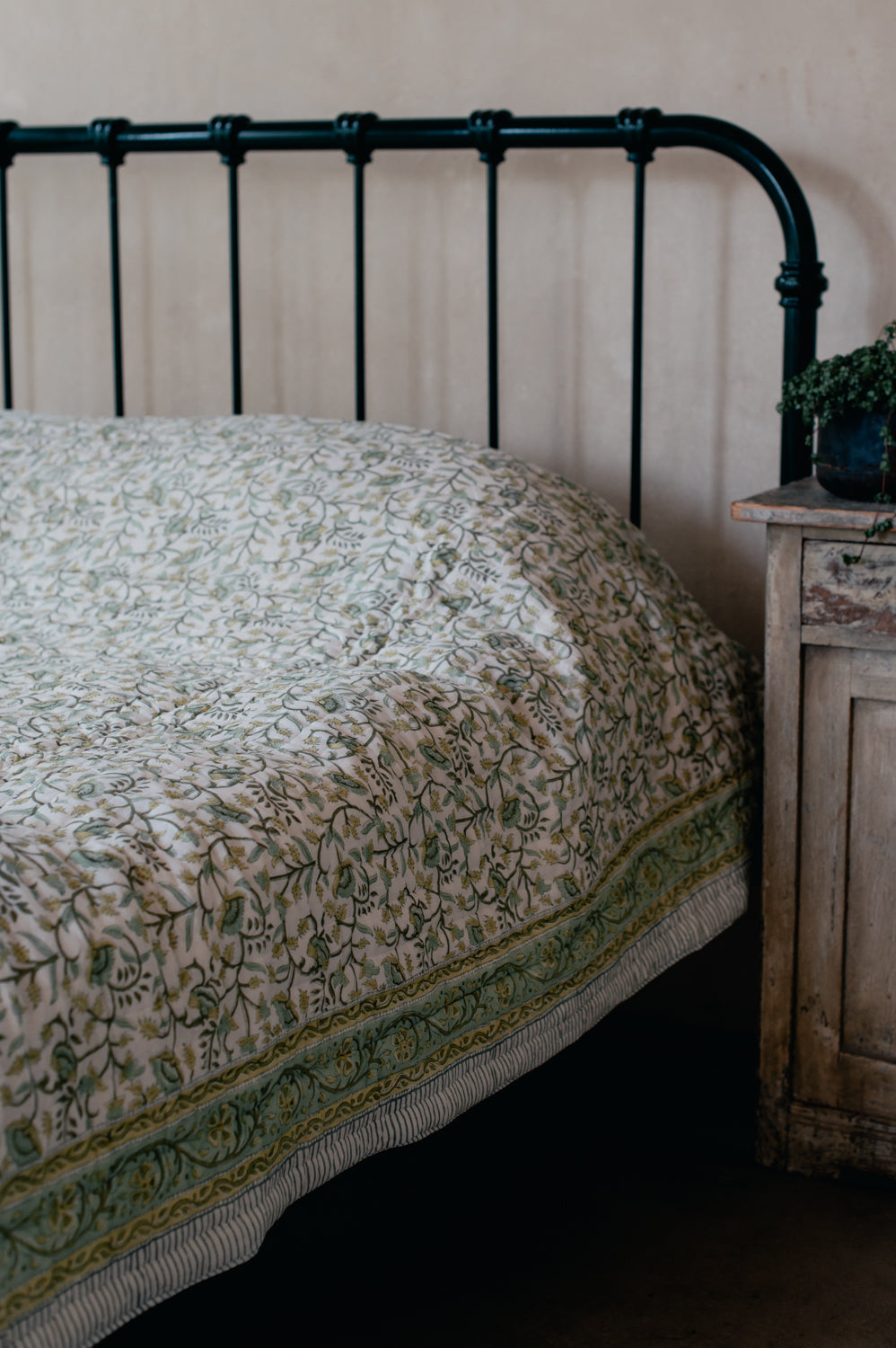 "Almond" cotton blanket