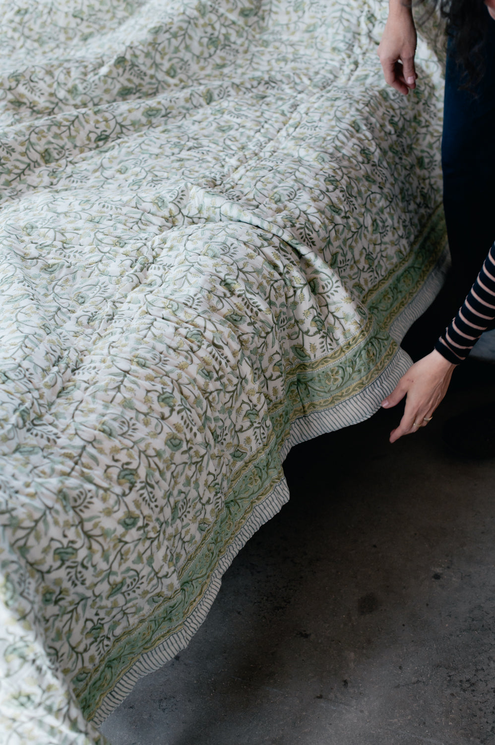 "Almond" cotton blanket