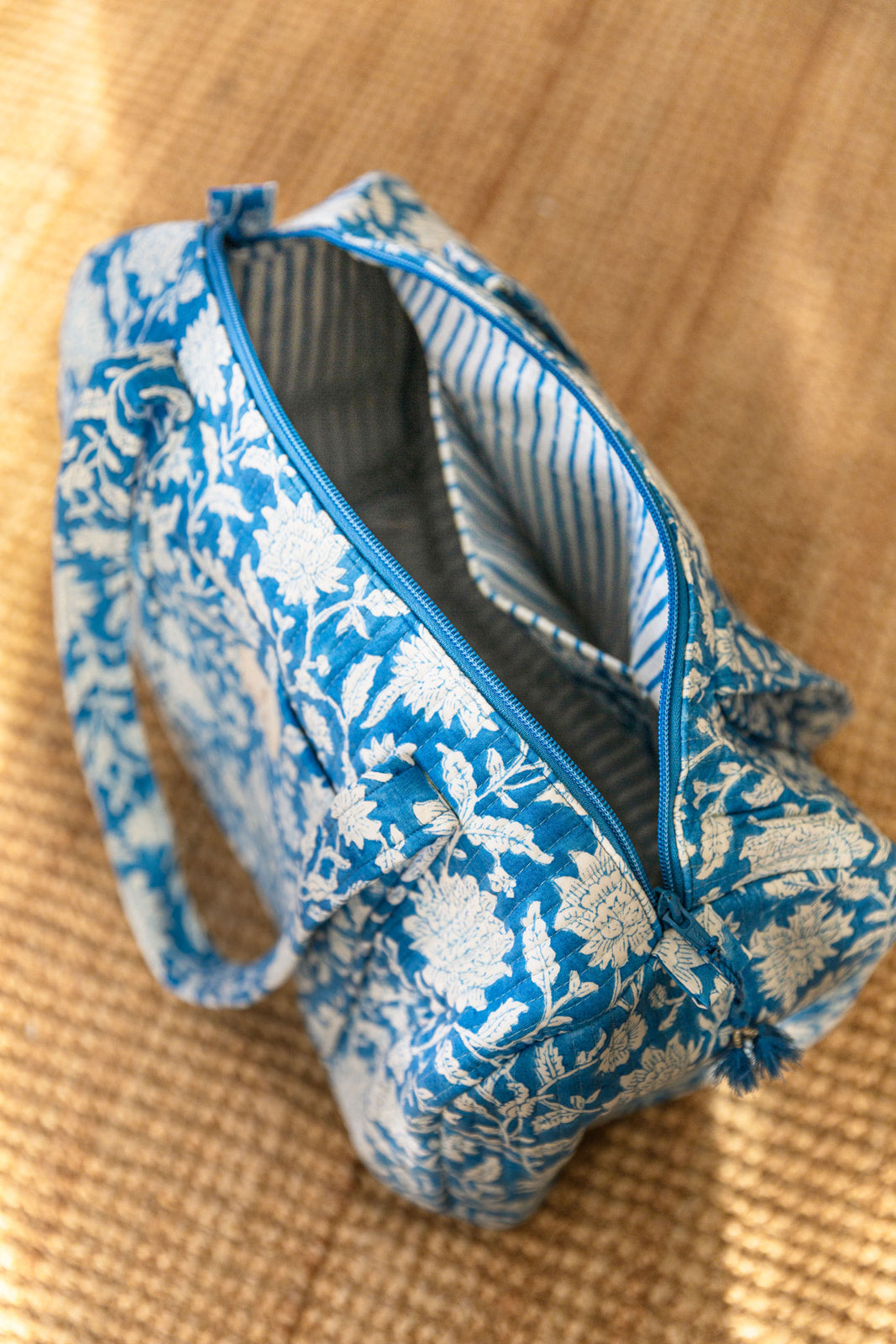 Travel bag M "Nofer" blue