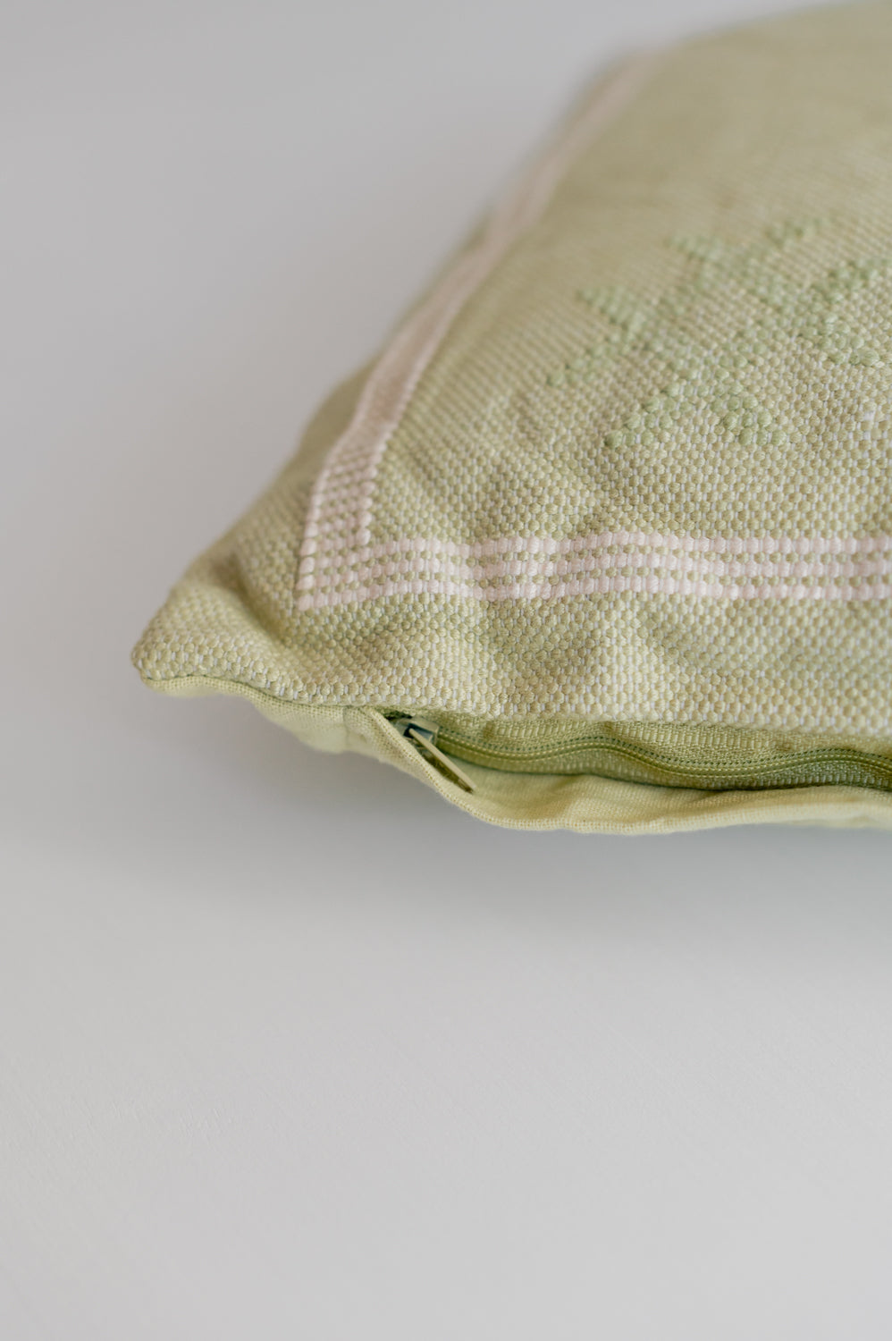 Pistachio Embroidered Pillow 50X50