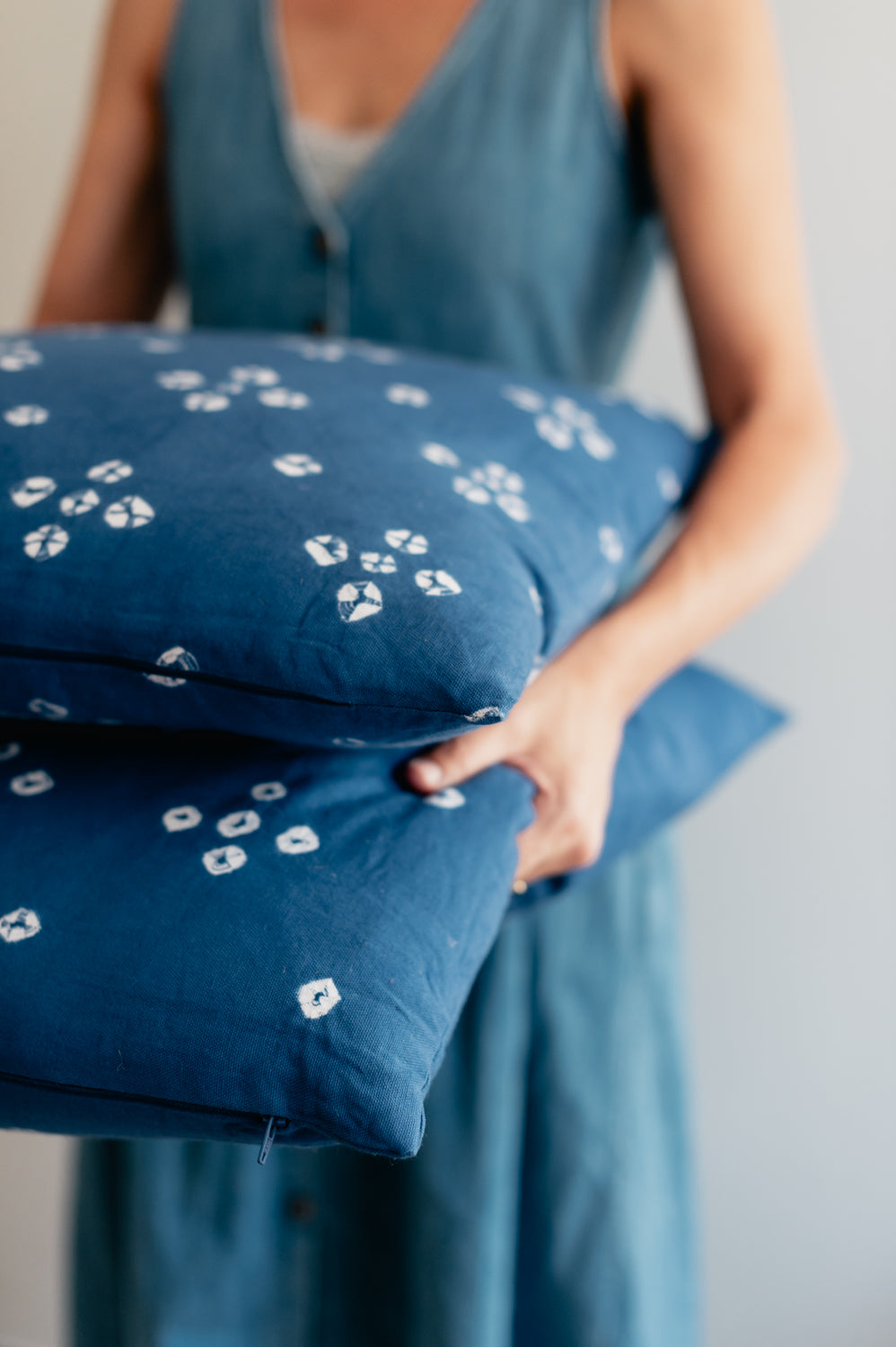 "Indigo" decorative pillow 50x50