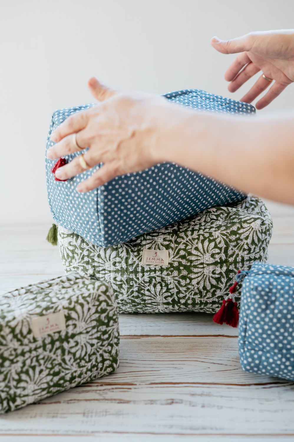 "Dotty" toiletry bag